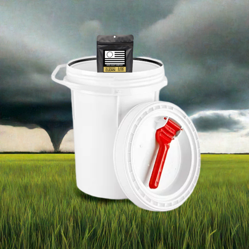 Load image into Gallery viewer, Survival Soap Bucket -  Free Shipping!
