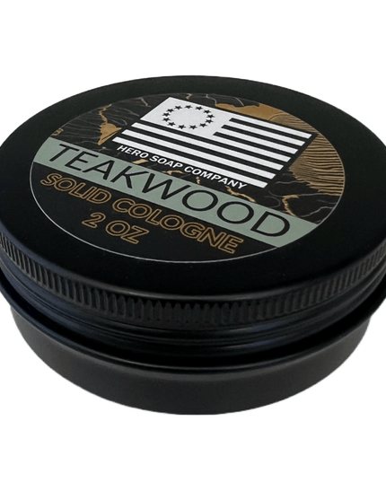 TEAKWOOD SOLID COLOGNE - Hero Soap Company
