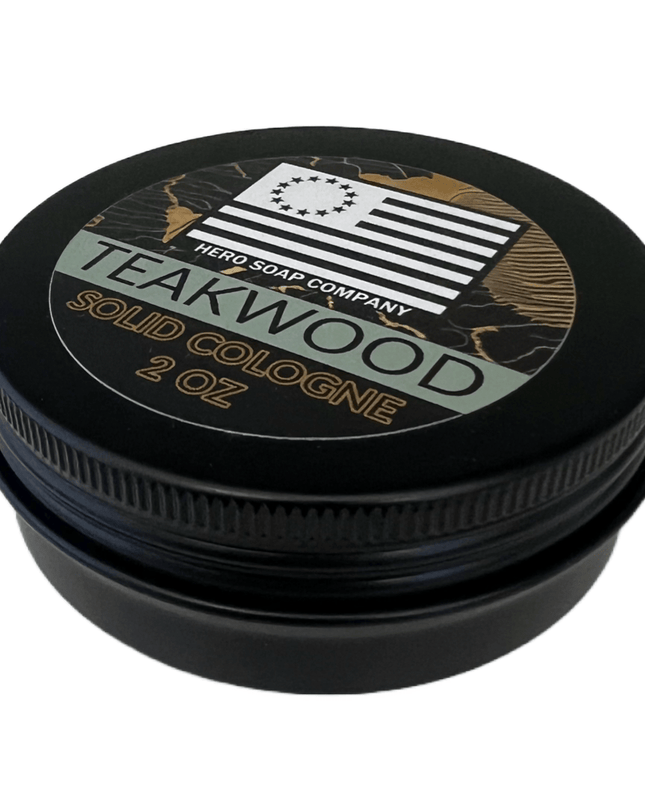TEAKWOOD SOLID COLOGNE - Hero Soap Company